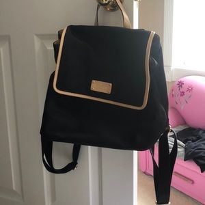 Kate spade black backpack purse